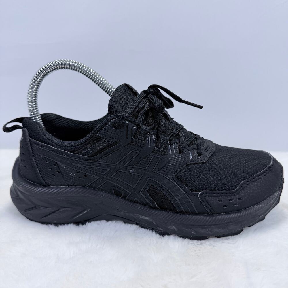 Asics Gel Venture 9 Sneakers Running Trail Shoes Triple Black Women’s Size 5.5